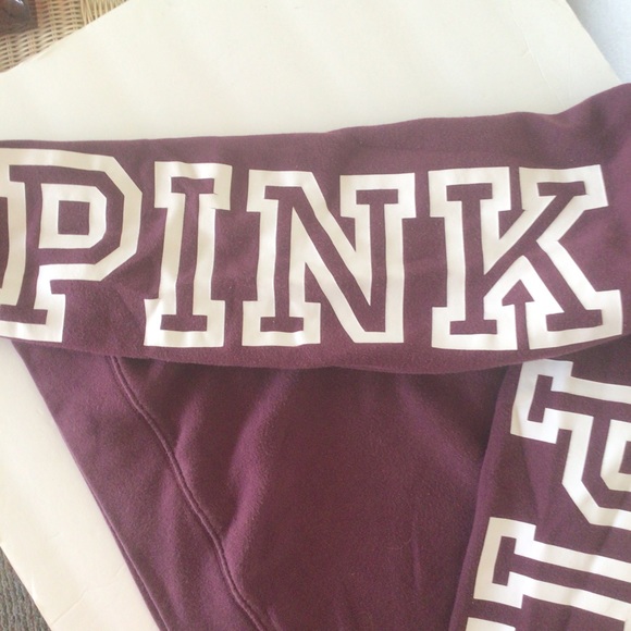 PINK VICTORIAS SECRET COLLEGIATE SWEATSHIRT PURPLE MEDIUM - Picture 12 of 14